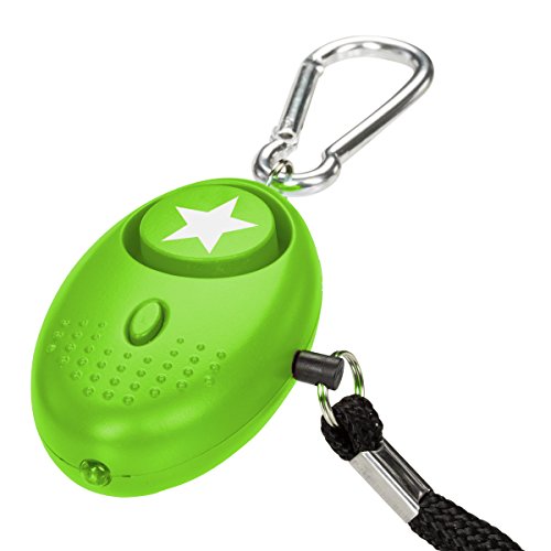Preisvergleich Produktbild tiiwee Taschenalarm Panikalarm Selbstschutz 130dB mit LED Licht - Grün