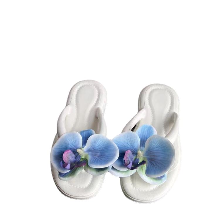 Phalaenopsis flip-Flops Women's Summer Seaside Vacation Beach Shoes Fashion Fairy Wind flip-Flops