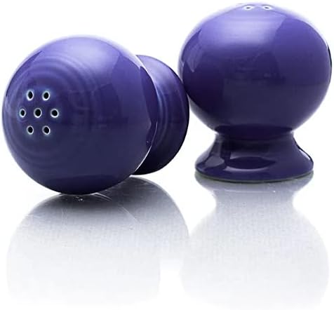 Fiesta® Salt & Pepper Set – Durable Ceramic, Lead-Safe, Dishwasher/Microwave/Oven Safe – Made in USA Dinnerware - Twilight