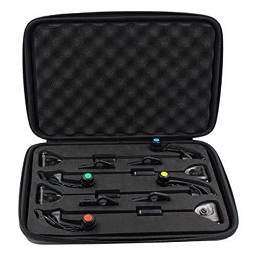Indicador digital de pesca con alarmas LED y soportes de metal