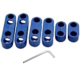 Spark Plug Wire Separators, 7mm 8mm Blue Spark Plug Wire Separators Looms Divider Fits for M-opar F-ord Chevy M-ustang