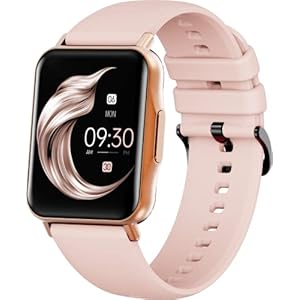 Verschiedene Funktionen Fitness-Tracker, kompatibel mit Android und iOS, GPS-Smartwatch, Sauerstofferkennung im Sangre, Pink Q15