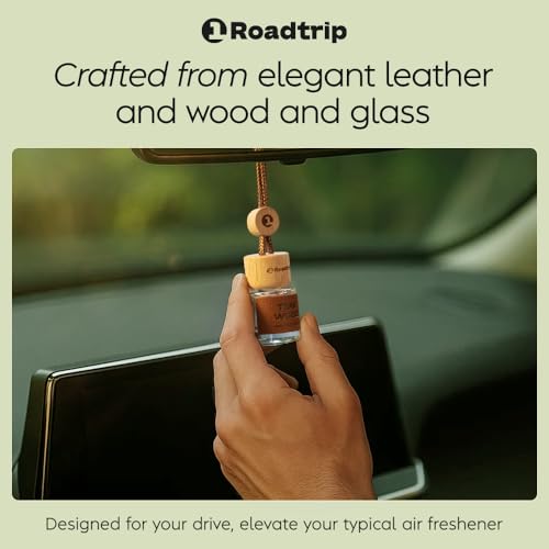 Image of Hanging Car Air Freshener 2 Pack 8ML - Light Sandalwood Fragrance - Car Diffuser - Helps Reduce Odors - Car Interior Accessory