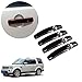 HAPPYHORSE Fit for Land Rover LR4 Discovery 4 2009-2016 / Range Rover Sport 2010-2013 Black Door Handle Protective Cover Trim ABS car Accessories (Bright Black with keyless Entry)
