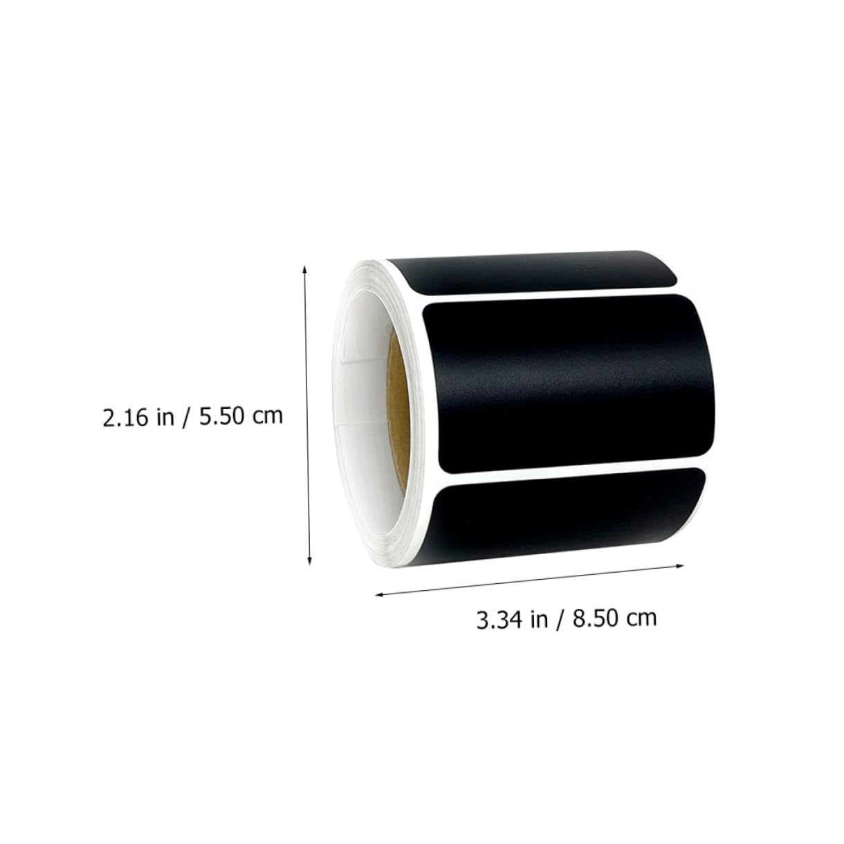 Angoily 6 Rollen Wasserfeste PVC Klebeetiketten für Gewürzgläser und Flaschen Selbstklebende Kreidetafelschilder Abwischbare Aufkleber für Küchenbehälter und Vorratsorganisation