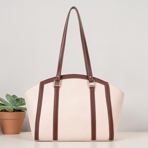Image of EXOTIC Shoulder Handbag for Women, Classic Fashion Design with Contrast Stitching