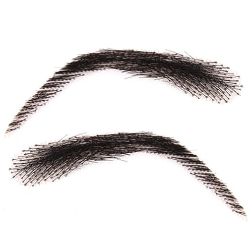 Pelucas de cejas 3D invisibles de aspecto natural diseño unisex premium estilo 2