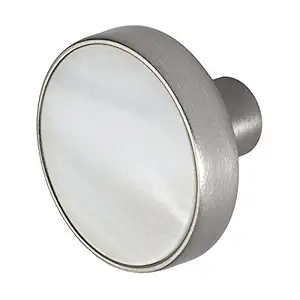 Wisdom Stone 4226SN Pearl 1-3/8 In. Cabinet Knob, Satin Nickel