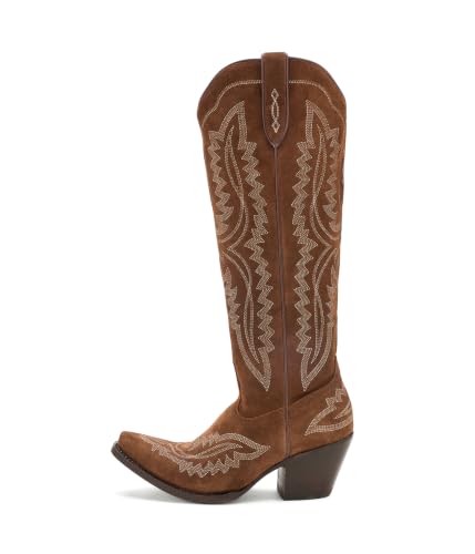 Image of ARIAT Womens Casanova Oiled Tan Suede 7.5 Wide