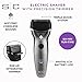 StyleCraft Ace Mens Electric Cordless Wet/Dry Shaver, Replacement Stainless Steel Foil Head and Steel Cutter Blades - Holiday Gift Bundle Deal