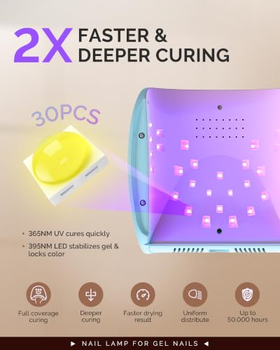 Image of MelodySusie Detachable Base UV /LED Nail Lamp P-Plus30I for Hard Gel