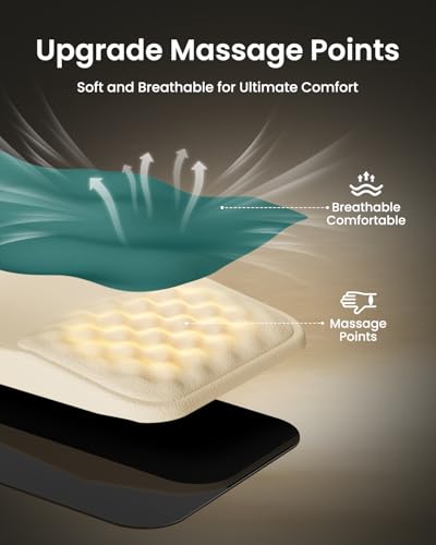 Image of ProtoArc MP50 Ergonomic Mouse Pad with Wrist Support, Lycra Surface, Green | 8 slope & massage points, soft memory foam, Large 12x8 Inches, Non-slip base. Relieves wrist strain for office & home