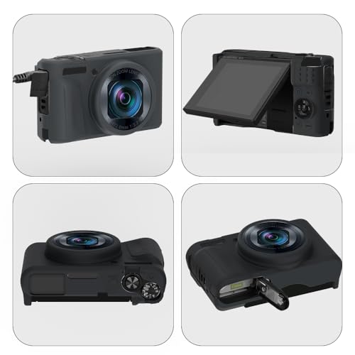 Funda de silicona para Canon PowerShot SX740/SX730 HS negra miniatura 3
