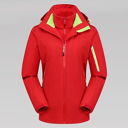Women's Waterproof Windbreaker Jacket with Hood Outdoor Sports
