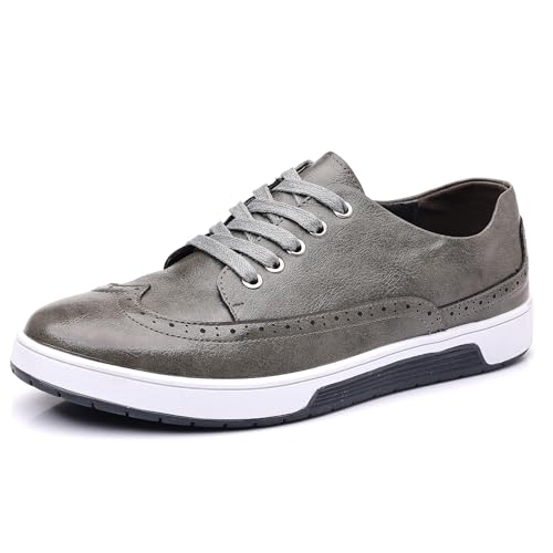 XIPAI Mens Dress Sneaker Shoes Comfortable Casual Fashion Shoes Grey US 11