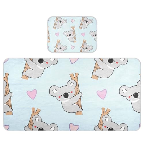 Baby Mattress Koala Cartoon Cool Mat Toddler Ice Pad