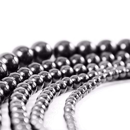 Karelian Heritage Regular Shungite Stone Beads Set of 50 Pcs. for Jewelry Making (8 mm) S161