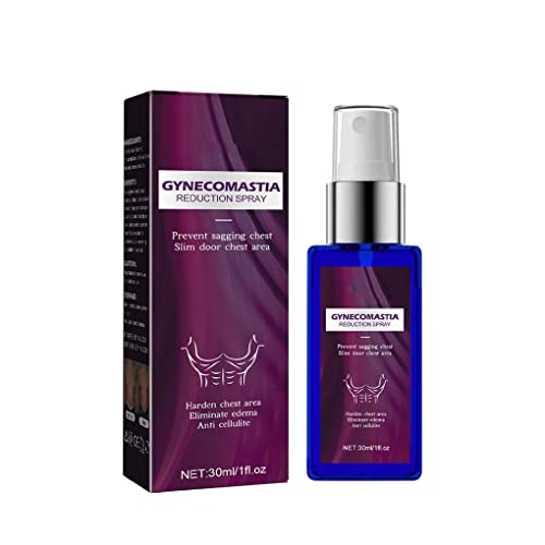 kawehiop Spray adelgazante para apretar los senos de los hombres, ingrediente Natural, aerosoles reafirmantes para el pecho, cuidado corporal, 30ml