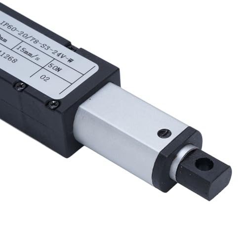 Actuador lineal eléctrico mini con carrera de 20 mm e interruptor integrado 7