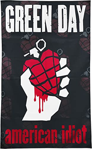 Green Day American idiot Unisexe Drapeau multicolore 100% Polyester