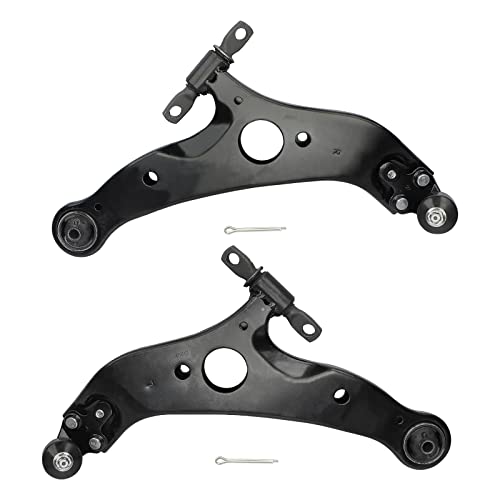 DRIVESTAR MS86169 MS86170 Front Lower Control Arms, with Ball Joint Bushing, fit 2004 2005 2006 2007 2008 2009 2010 for Toyota Sienna