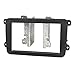 Produktbild tomzz Audio 2457-037 Doppel DIN Radioblende kompatibel mit VW Golf 5 6 Touran Polo Passat Caddy EOS Tiguan Scirocco Skoda Seat OEM Satin Finish