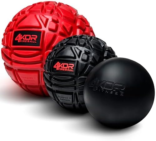 4KOR Massage Balls for Trigger Point Therapy - Myofascial Release...