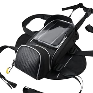 YFYFY Rebel 500 Tankrucksack Motorrad Schwarz