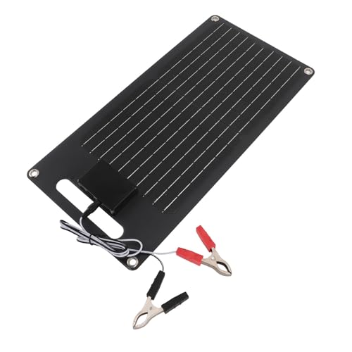 Juego de paneles solares flexibles multiusos de 50 W y 12 V para camping, senderismo y emergencias, fuente de alimentación, carga solar flexible