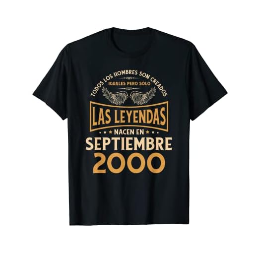 Cumpleaños Hombre Regalos Las Leyendas Septiembre 2000 Camiseta