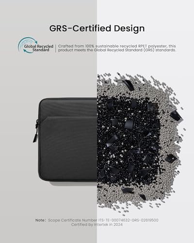 Image of Tomtoc Light-B18 Tablet Sleeve (12.9 Inch), Black