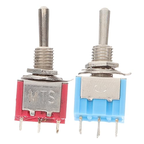 BESPORTBLE 4pcs Pedal Button Switch for Electric Guitar Effects Durable Pin Foot Accessory for Bass and Amplifiers Two Three Position Options