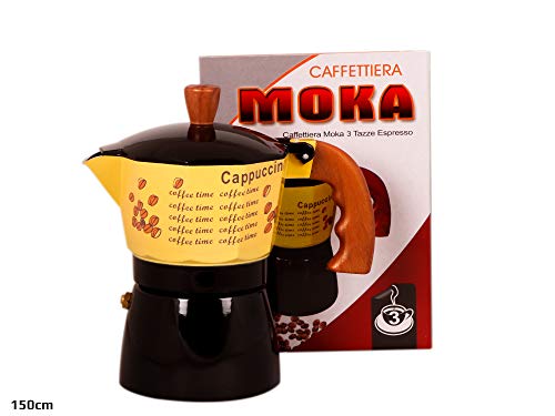 Image of 3D CREATIONS Aluminium 3 Cups Aluminum (Polished) South Indian Filter Degree Kaapi /Coffee Machine or Percolator /Perculator Or Italian Espresso Or Decoction Coffee Maker Cup or Moka /Mocha Maker