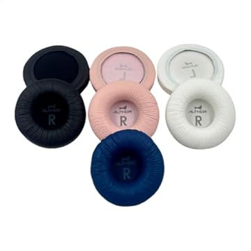 Par de Almofada Espuma Fone de Ouvido Compatível com JBL Tune600 T500 T500bt T450 T450bt (Preto)