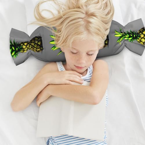 Almohada espuma viscoelástica 62 cm diseño piña miniatura 6