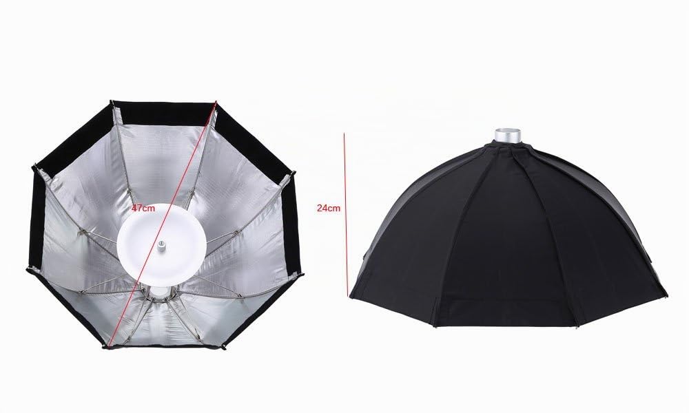 Godox S7 48cm Faltbarer Octagon Softbox Regenschirm Beleuchtungssatz f¨¹r WITSTRO AD360 AD180 AD200 Blitz Blitzger?t