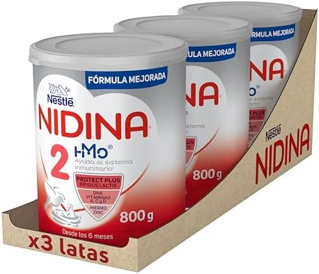 Nestlé NIDINA 2 Leche De Continuación en polvo para bebés a parti...