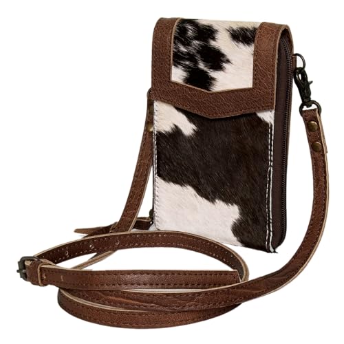 American Darling Cell Phone Holder Hair on Genuine Leather Western Women Bag Purse | Case