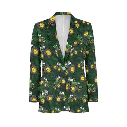 Casaul Blazer for Men's Sport Coat Lightweight One Button Business Suit Jackets with 2 Pockets3