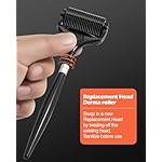 Titanium Derma Roller For Face Hair Beard，Beard Microneedle Roller For Men With Storage Case，Scalp Derma Roller For Women，Personal Use Microneedling Roller Microdermabrasion Beauty Instrument - Image 4