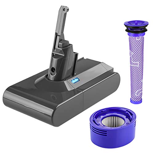 energup Replacement for Dyson V8 SV10 Battery Compatible with V8 Animal/Absolute/Motorhead/Fluffy...