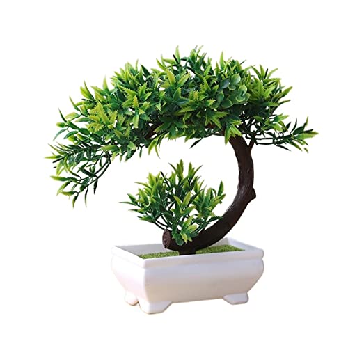Plantes artificielles pin bonsaï en pot SISWIM pour décoration table salon et maison