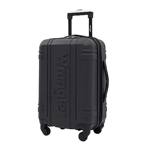 Image of Wrangler 20 inch Astral Hardside Carry-On Luggage, Black