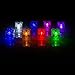 SCS Direct Light Up Building Block Bricks Set of 8 (2