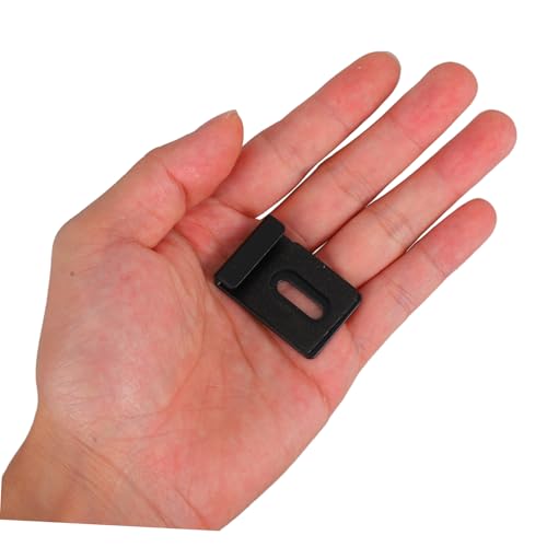 Image of 1set Heavy Duty Stainless Steel Mirror Clips Versatile Wall Mounting Hardware for Picture Hangers Easy Installation Mirror Hanging Clamps Without Nails Suitable for Various