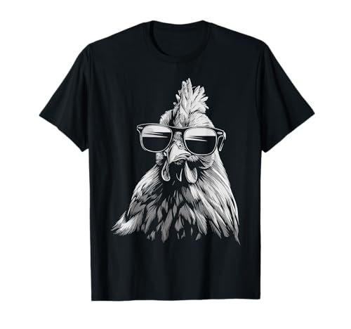 Chicken cool with Sunglasses Chicken T-Shirt
