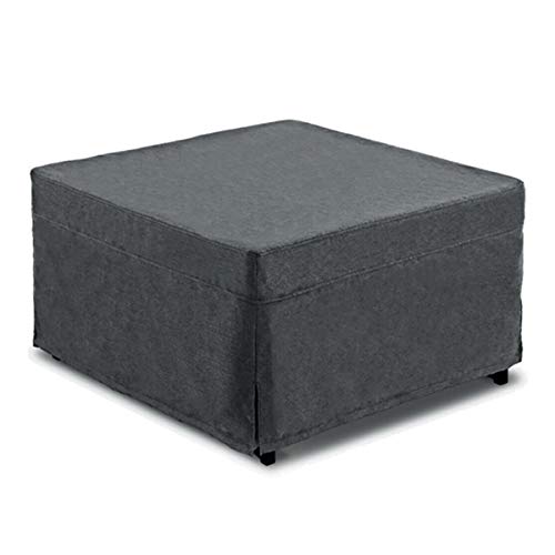 Space Saving Folding Ottoman Sleeper Guest Bed (2nd Generation) with Safe, Comfortable and Durable Updates, Gray