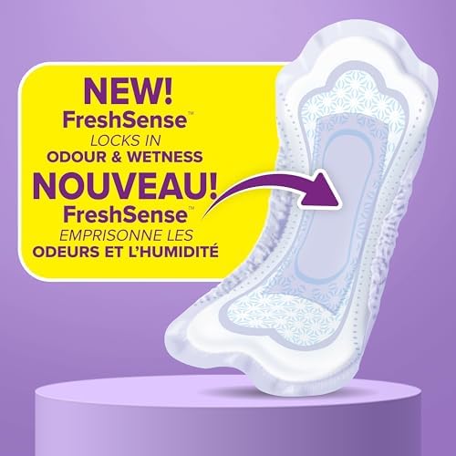 Poise Daily Postpartum Incontinence Panty Liners, Very Light Absorbency, Long, 114 Count - 1