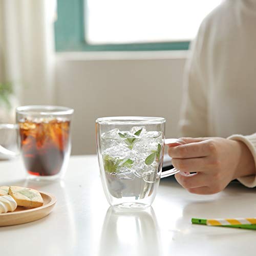 Verre Double Paroi Anti-Échaudage de 200 ML pour Ne Plus Se Brûler les Mains