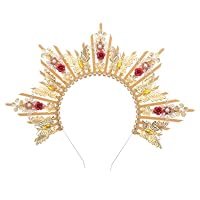 LIFKOME Diadema Nupcial Ligera y Duradera Accesorio Elegante para Bodas Cumpleaños y Sesiones de Fotos Europeo para Mujer